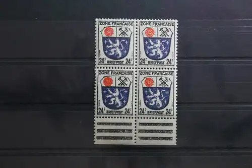 Fr. Zone Allgemeine Ausgabe 9 postfrisch als Viererblock #TY649