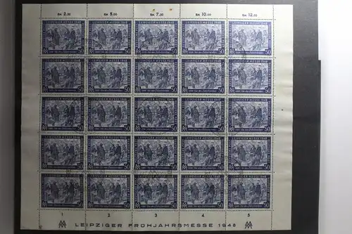 Alliierte Besetzung 967 gestempelt als Bogen mit Plattennummer 9 #TV401