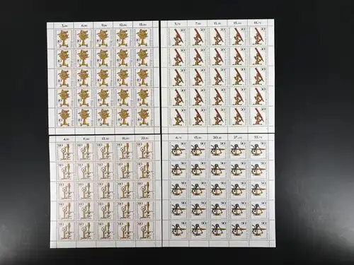 Berlin 25er Bögen 641-644 postfrisch Formnummer 1 #BW7937