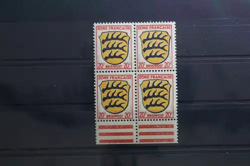 Fr. Zone Allgemeine Ausgabe 8 postfrisch als Viererblock #TY642