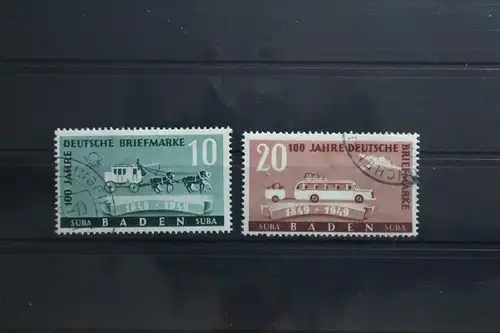 Fr. Zone Baden 54-55 gestempelt #TY522