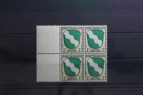 Fr. Zone Allgemeine Ausgabe 1 postfrisch als Viererblock #TY618
