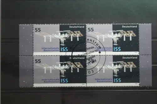 BRD 2433 gestempelt als 4er Eckrand #TX366