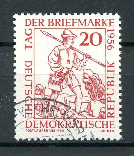 DDR Plattenfehler 544 III gestempelt #HO458