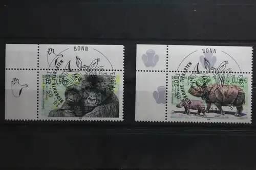 BRD 2182-2183 gestempelt als Eckrand "Vollstempel" #TW280