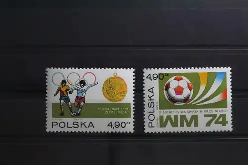 Polen 2315-2316 postfrisch Fußball WM 1974 #TW463