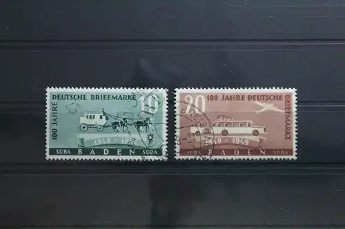 Fr. Zone Baden 54-55 gestempelt #TY520