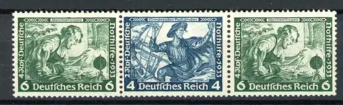Deutsches Reich Zusammendrucke W 48 postfrisch #HU016