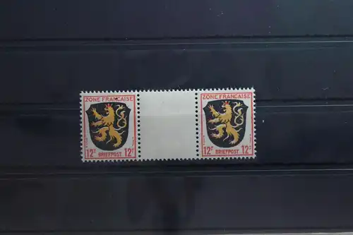 Fr. Zone Allgemeine Ausgabe 6 ZW postfrisch Zwischenstegpaar #TY579