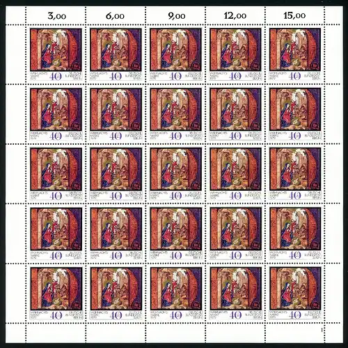 Berlin 25er Bogen 613 postfrisch Formnummer 1 #BW7970