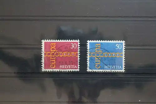 Schweiz 947-948 gestempelt Cept #UA240