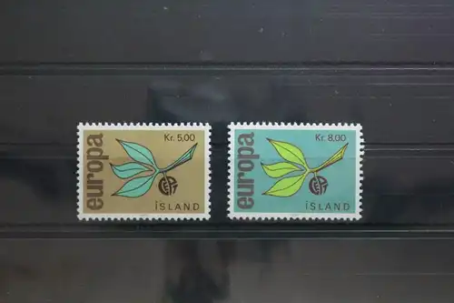 Island 395-396 postfrisch Cept #TY411