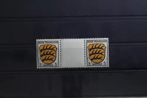 Fr. Zone Allgemeine Ausgabe 3 ZW postfrisch Zwischenstegpaar #TY565