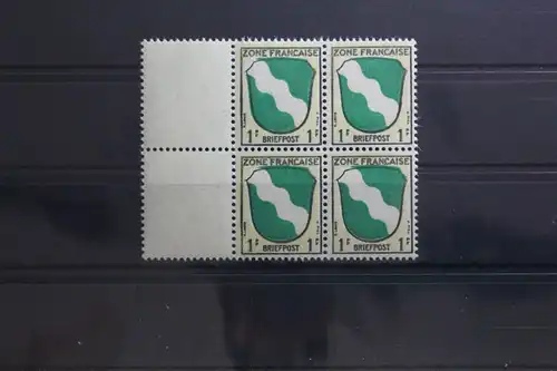 Fr. Zone Allgemeine Ausgabe 1 postfrisch als Viererblock #TY614