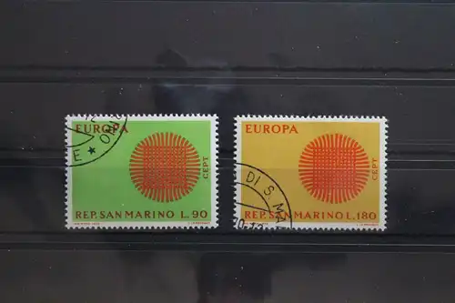 San Marino 955-956 gestempelt Cept #UA425