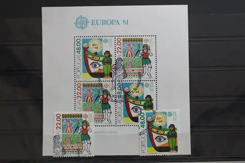 Portugal 1531-1532, Block 32 mit 1531-1532 gestempelt Cept #TY172