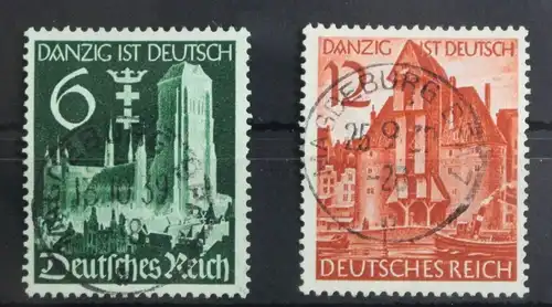 Deutsches Reich 714-715 gestempelt #TZ091