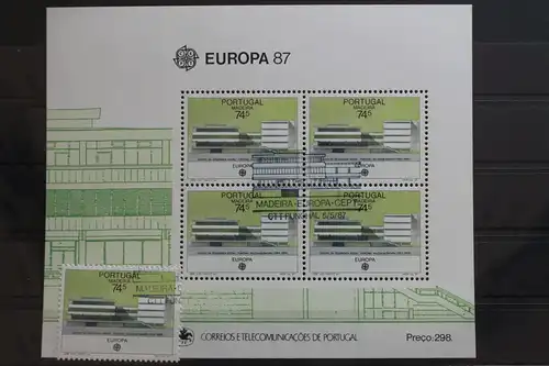 Portugal Madeira 112, Block 8 mit 115 gestempelt Cept #TY069