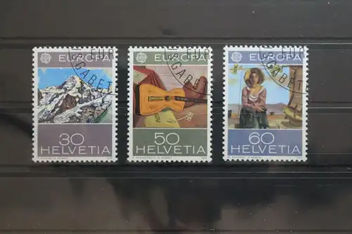 Schweiz 1050-1052 gestempelt Cept #UA236
