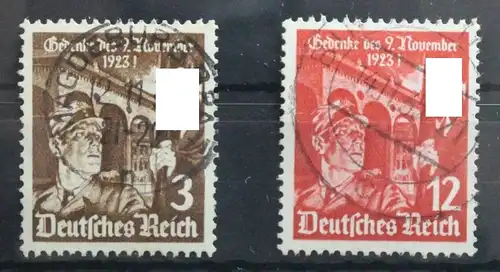 Deutsches Reich 598-599 gestempelt #TZ053