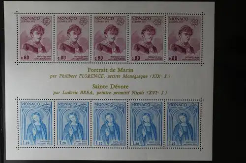 Monaco Block 8 mit 1167-1168 postfrisch Cept #UA108