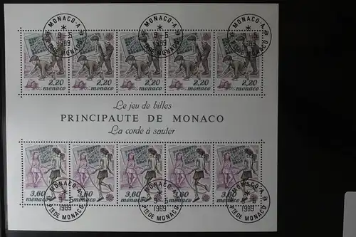 Monaco Block 44 mit 1919-1920 gestempelt Cept #UA116