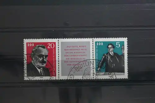 DDR 893-894 gestempelt als Dreierstreifen #TZ689