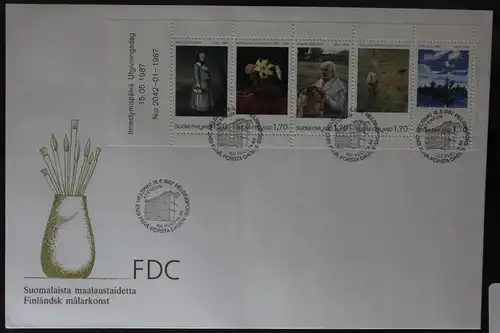 Finnland 1023-1027 gestempelt als FDC #UA612