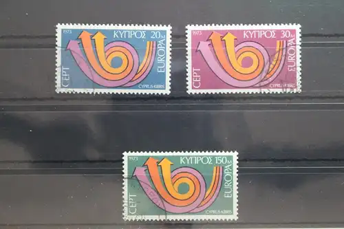 Zypern 389-391 gestempelt Cept #UA544