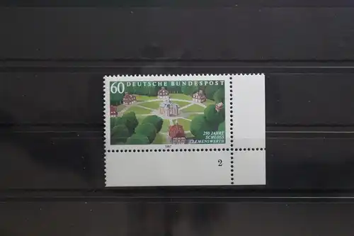 BRD 1312 postfrisch als Eckrand mit Formnummer 2 #UD254