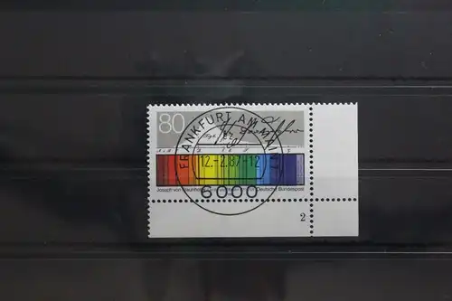 BRD 1313 gestempelt als Eckrand mit Formnummer 2 #UD263