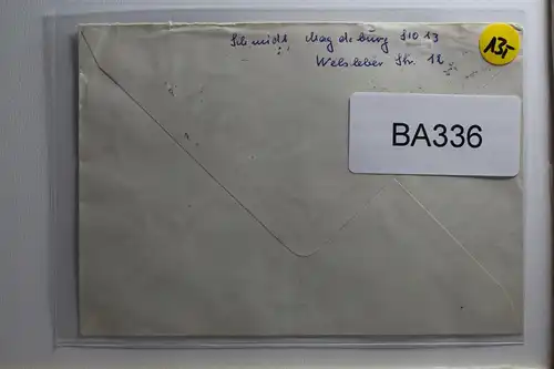 DDR 1039-1044 auf Brief als Mischfrankatur als Sechserblock #BA336