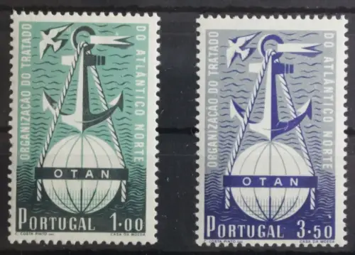 Portugal 778-779 postfrisch OTAN #UB329