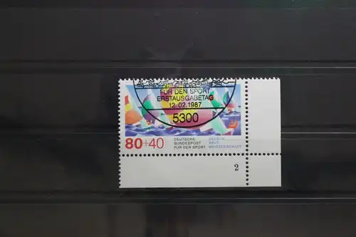 BRD 1310 gestempelt als Eckrand mit Formnummer 2 #UD243