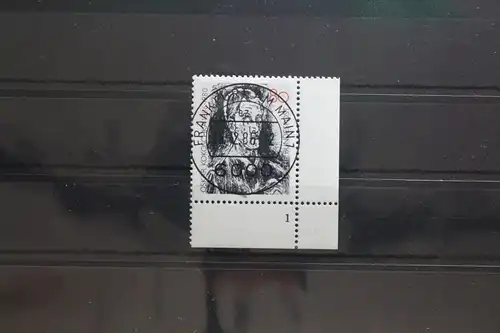BRD 1272 gestempelt als Eckrand mit Formnummer 1 #UC201