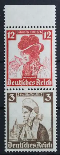 Deutsches Reich Zd S235 postfrisch Zusammendrucke #TZ243