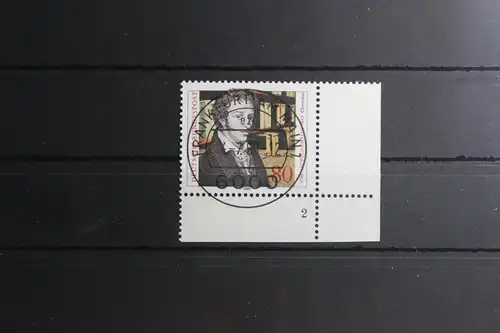 BRD 1377 gestempelt als Eckrand mit Formnummer 2 #UE374