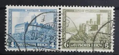 Deutsches Reich Zd W43 gestempelt Zusammendrucke #TZ215