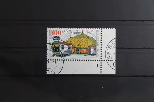 BRD 1414 gestempelt als Eckrand mit Formnummer 1 #UE614