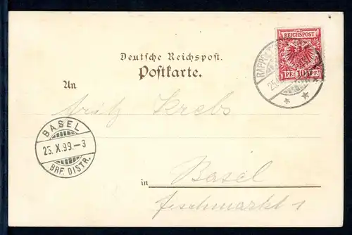 AK Ribeauvillé (Rappotsweiler), Elsaß St. Ulrichsburg, Panorama 1899 #HU307