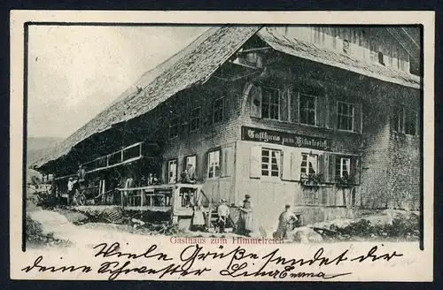 AK Freiburg/ Breisgau Gasthaus Zum Himmelreich 1901 #HU467