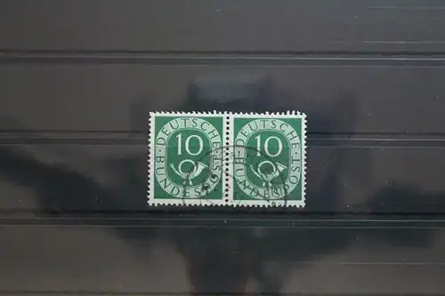 BRD 128 gestempelt als waagerechtes Paar #UE301