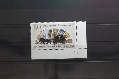BRD 1300 postfrisch als Eckrand mit Formnummer 2 #UD149