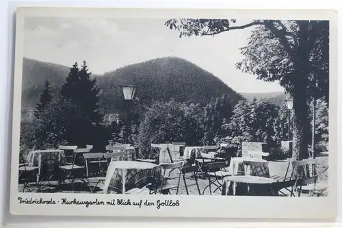 AK Friedrichroda Kurhausgarten mit Blick auf den Gottlob #PH815