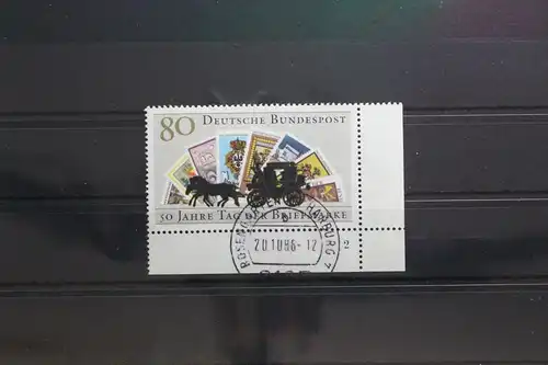 BRD 1300 gestempelt als Eckrand mit Formnummer 2 #UD157