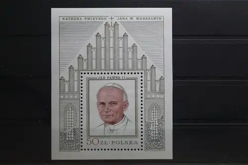 Polen Block 75 mit 2631 postfrisch Papst Johannes Paul II #UB877