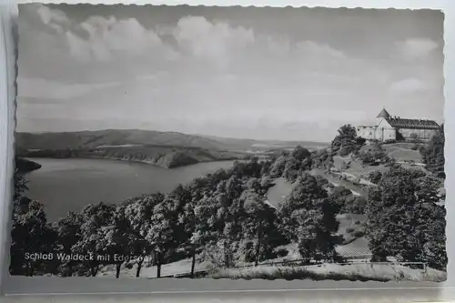 AK Schloss Waldeck mit Edersee 1961 #PH805