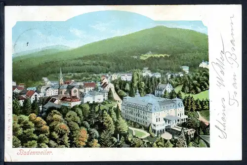 AK Badenweiler, Landkreis Breisgau-Hochschwarzwald Totalansicht 1901 #HU253