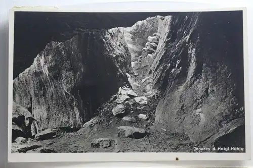 AK Bayr. Wald Inneres d. Räuber Heigl-Höhle a.d. Keitersb. 1955 #PH808