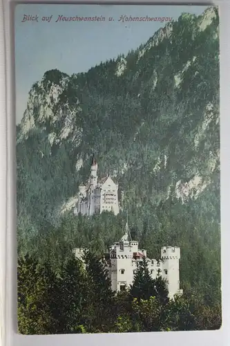 AK Schloss Neuschwanstein und Hohenschwangau 1925 #PH822